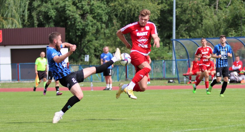 Łukasz Chruścicki w sparingach strzelał gole dla Wdy. Działacze liczą, że w lidze będzie jeszcze bardziej skuteczny (fot. Sławomir Wojciechowski)