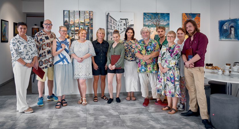 Podsumowanie pleneru malarskiego „Świecie na portrecie”/fot. Marcin Saldat, arch. OKSiR w Świeciu