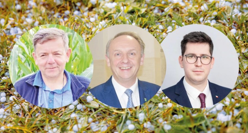 Wypowiedzieli się dla nas (od lewej): Andrzej Kurtys - rolnik, Dariusz Wądołowski - burmistrz Pruszcza, Tomasz Wiśniewski - rzecznik wojewody kujawsko-pomorskiego