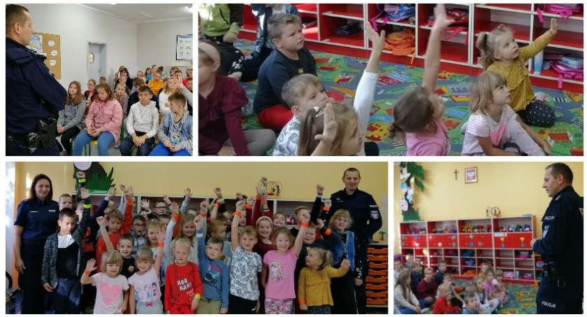 zdjęcie, spotkania profilaktyczne w Wiągu / fot: KPP w Świeciu