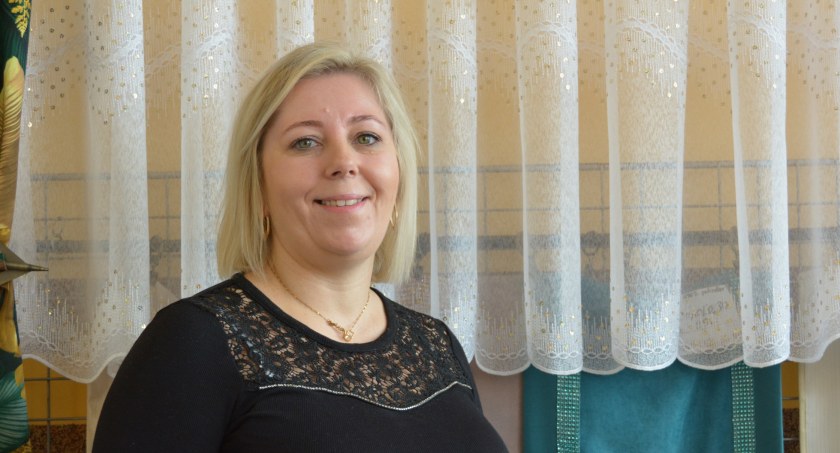 Pani Marzena Radzio, w pracy. Foto: ŁS