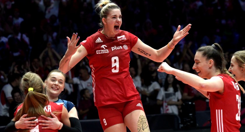 Magdalena Stysiak zdobyła dziś 18 punktów (fot. FIVB)