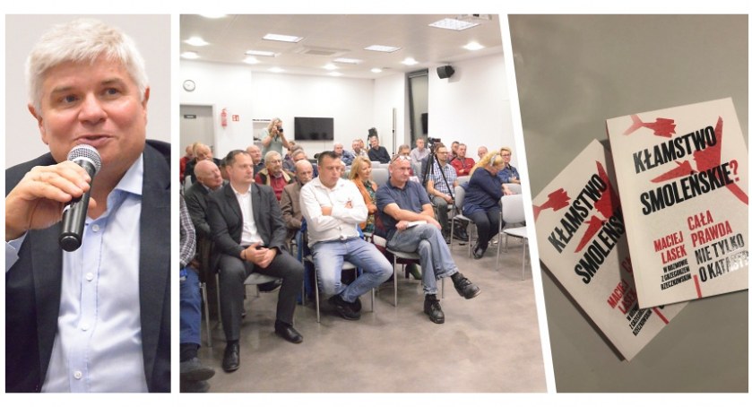 Autorskie spotlkanie z Maciejem Laskiem przyciągnęło spora widownię