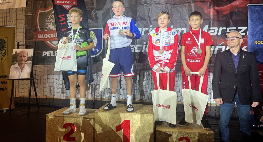 Jeżewianin Hubert Dalak zajął 2. miejsce w wadze 41 kg młodzików (fot. nadesłane)