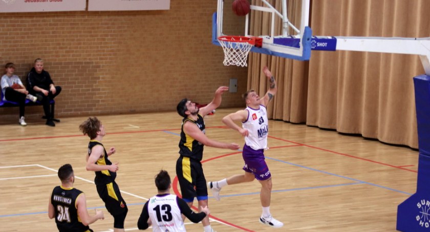 Mateusz Ziółkowski zdobył dla ŚKK 23 pkt, z czego 10 w 1. kwarcie (fot. Sławomir Wojciechowski)