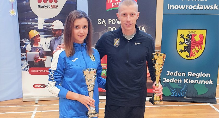 Natalia i Dawid Klaybor po biegu w Gniewkowie (fot. nadesłane)