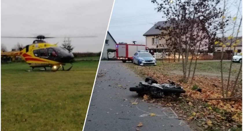 Zdjęcie z wypadku w Krupocinie/fot. OSP Bukowiec
