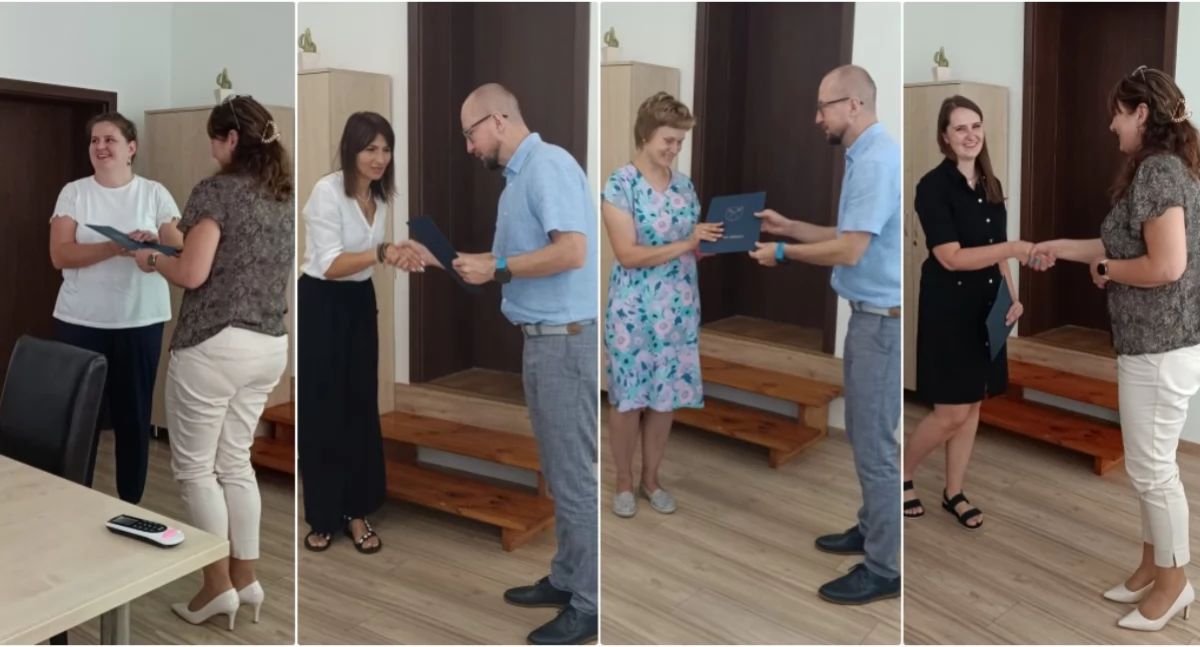 Edukacja, grono nauczycieli mianowanych gminie Jeżewo Wręczono awanse [ZDJĘCIA] - zdjęcie, fotografia