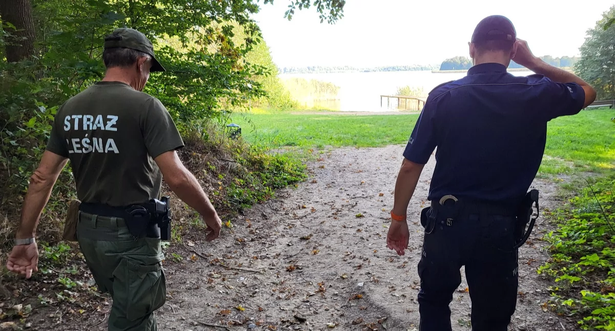 Akcja policji, Idziesz możesz dostać mandat - zdjęcie, fotografia