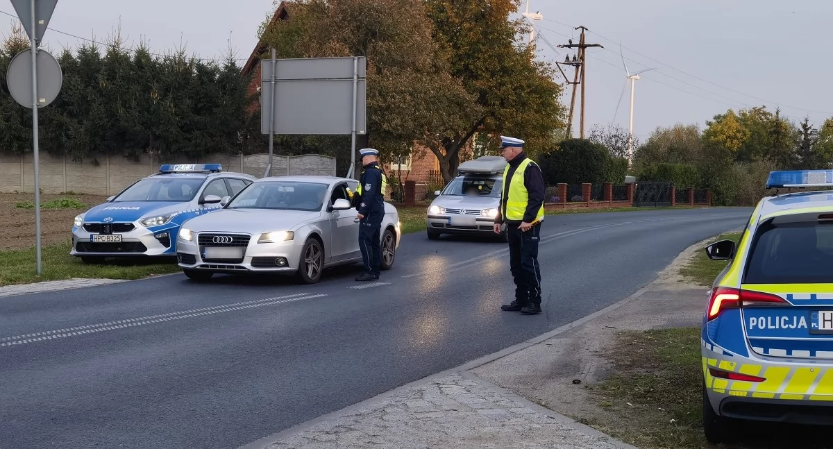 Akcja policji, naprawdę trzeźwy poranek Skontrolowano kierujących - zdjęcie, fotografia