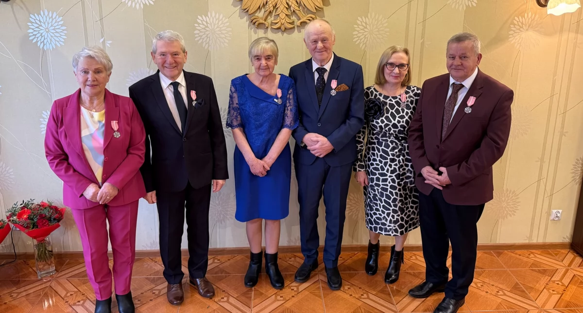 Para tygodnia, Przeżyli związku małżeńskim Złote gminy Lniano - zdjęcie, fotografia