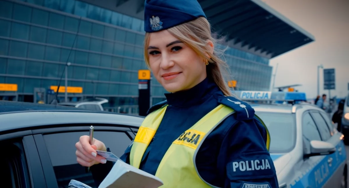 Akcja policji, kobiet policji Takie były początki - zdjęcie, fotografia
