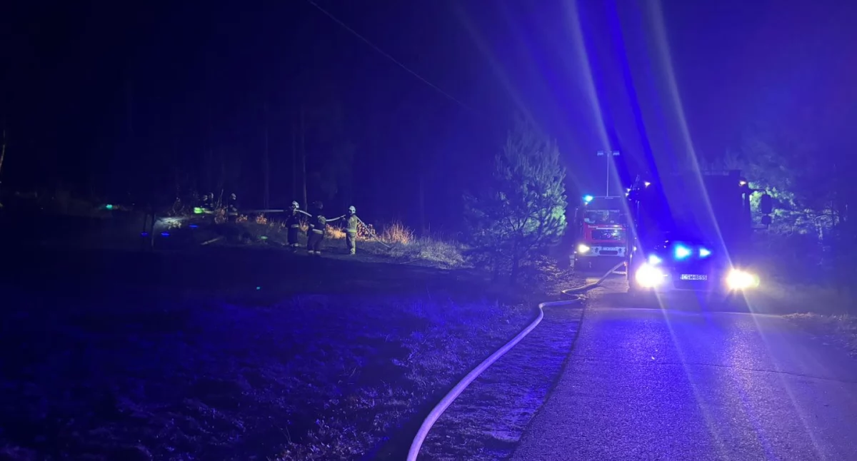 Pożar, Ogień pojawił pobliżu miejsce skierowano zastępy - zdjęcie, fotografia