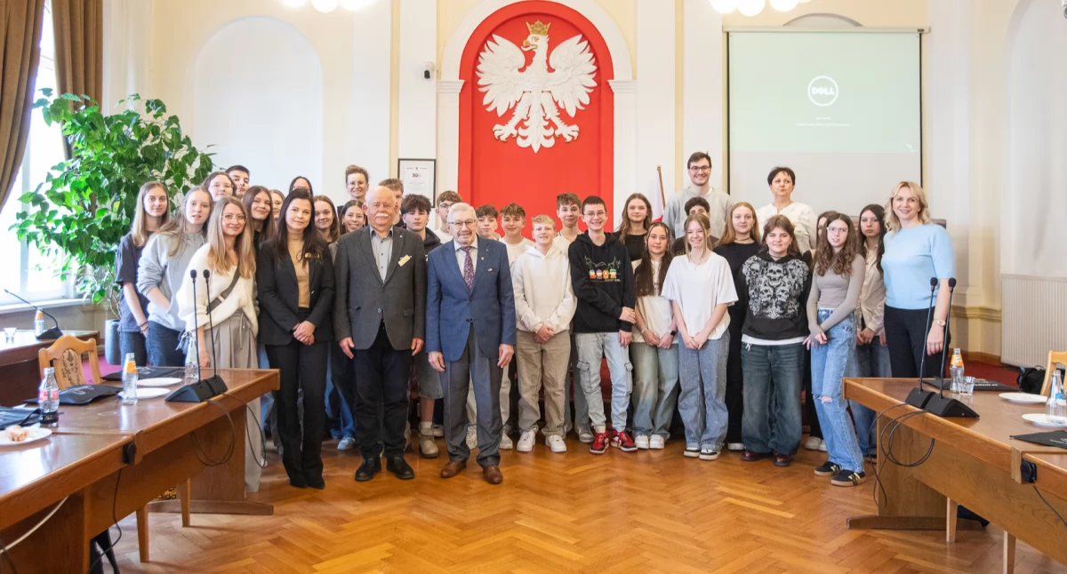 Samorząd, Wymiana polsko niemiecka Uczestnicy gościli Urzędzie Miejskim Świeciu - zdjęcie, fotografia