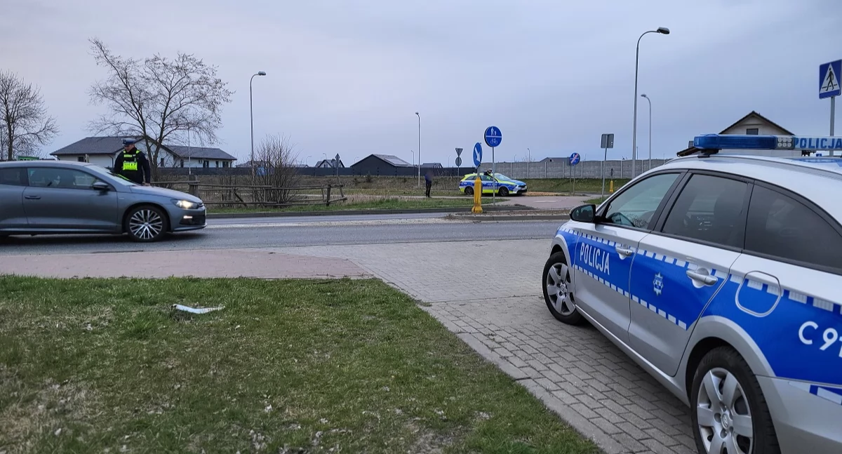 Akcja policji, Wzmożone kontrole drogach powiatu świeckiego Niektórzy pojechali dalej - zdjęcie, fotografia