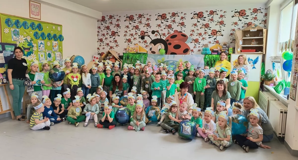 Edukacja, Przedszkolak Maszeruje Ziemię Ratuje Akcja edukacyjna Drzycimiu - zdjęcie, fotografia