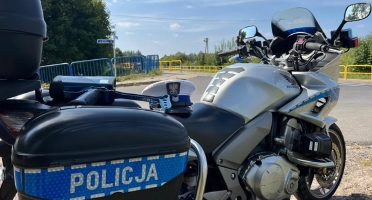 Akcja policji, Bezpieczny motocyklista Podsumowanie działań powiecie świeckim - zdjęcie, fotografia