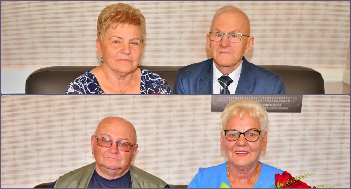 Jubileusz, Związani węzłem małżeńskim świętowały piękny jubileusz - zdjęcie, fotografia