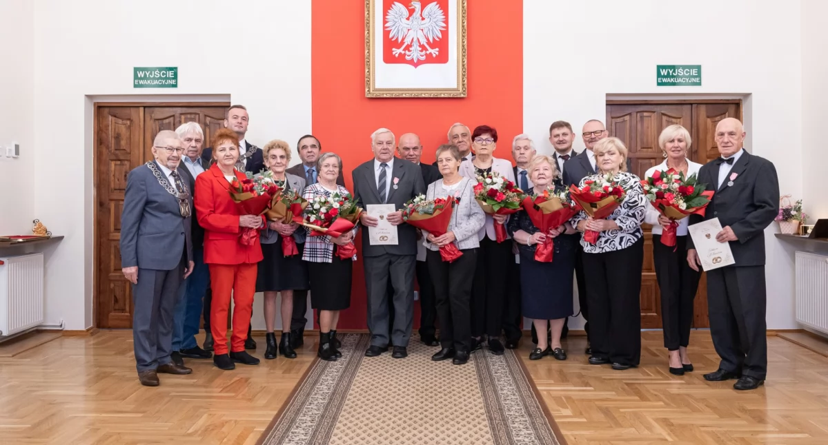 Jubileusz, Złote Świeciu świętowały lecie wspólnego pożycia małżeńskiego - zdjęcie, fotografia