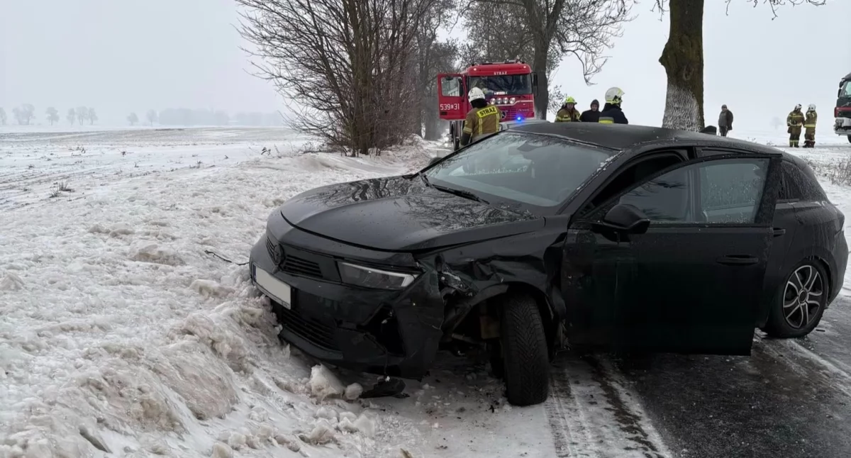 Wypadek drogowy, Seria zdarzeń drogowych powiecie świeckim Kierowcy uważajcie! - zdjęcie, fotografia