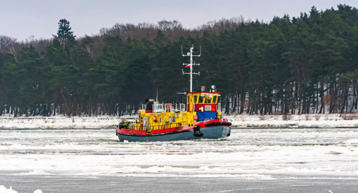 Komunikaty, Akcja lodołamaczy Wiśle zagrożenie regionu - zdjęcie, fotografia