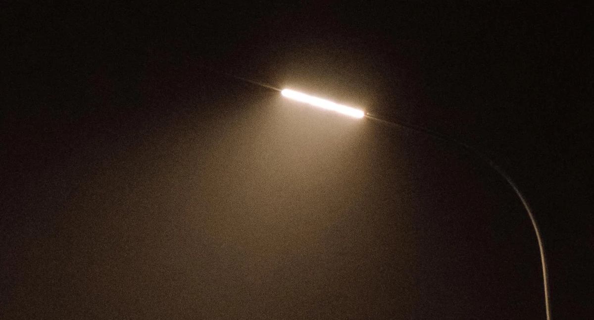 Komunikaty, Awaria oświetlenia ulicznego Nowem Nastały egipskie ciemności - zdjęcie, fotografia