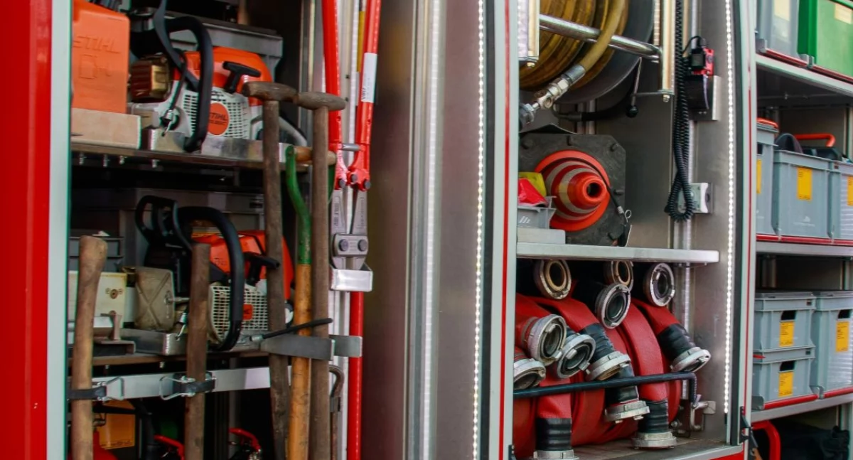 Pożar, Uwaga! Chełmno Świecie zablokowana - zdjęcie, fotografia