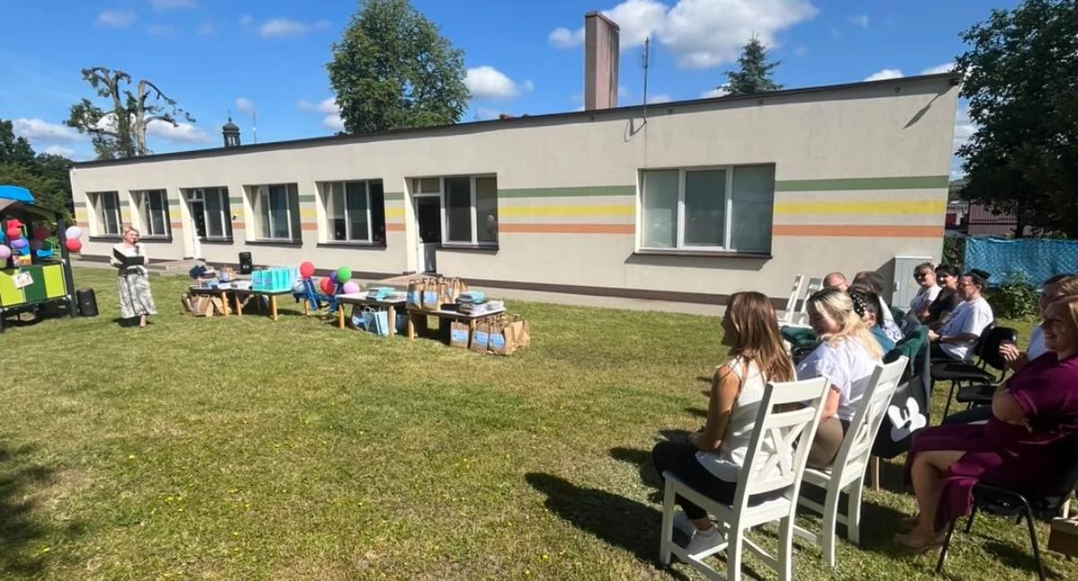 Na fotografii przedszkole w Osiu