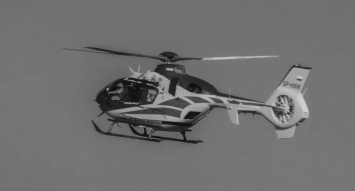 Wypadek drogowy, Wypadek trasie Tuchola Tleń Zmarła latka - zdjęcie, fotografia