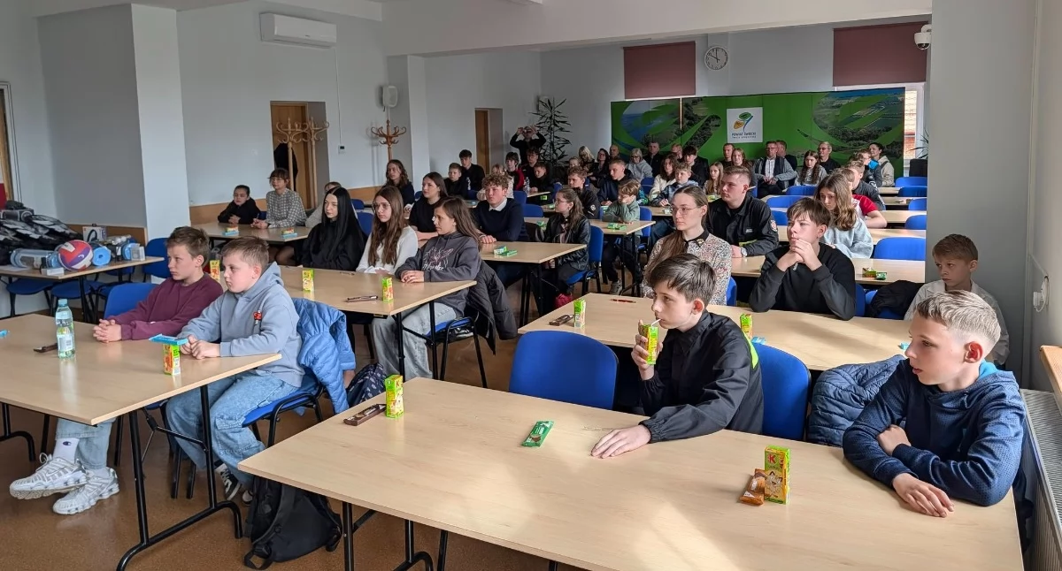 Edukacja, Marek Ceyer Filip Malinowski Wojciech Redziński zwycięzcami etapu powiatowego Turnieju Wiedzy Pożarniczej Zakwalifikowali finału wojewódzkiego - zdjęcie, fotografia