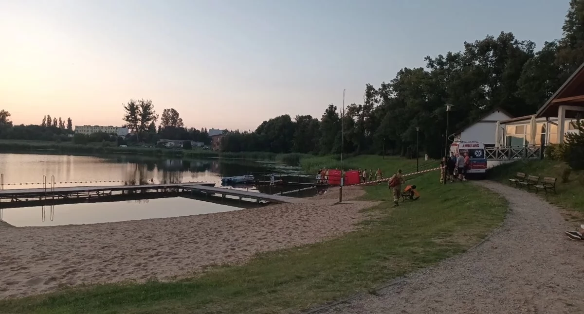 Akcja straży, Tragedia powiecie świeckim Utonął mężczyzna - zdjęcie, fotografia