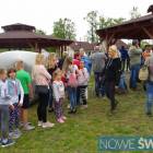 Kolejka po darmową watę cukrową była bardzo długa