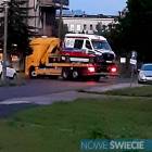 OSP Wiąg, kolizja karetki w Świętem