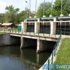 Jaz na kanale derywacyjnym żurskiej elektrowni