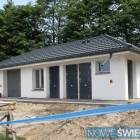 Dobiega końca budowa, kosztem 126 tys. zł, położonego przy plaży budynku zaplecza...