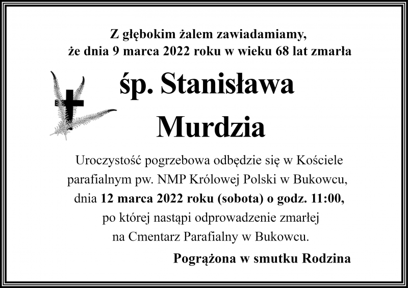 Stanisława Murdzia