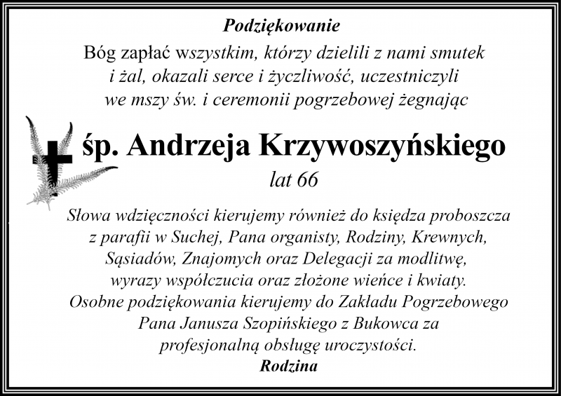 Andrzej Krzywoszyński