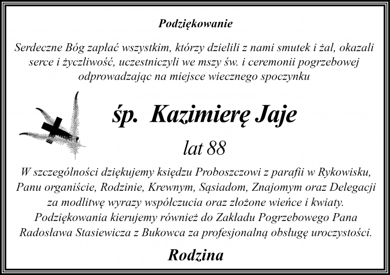 Kazimiera Jaje