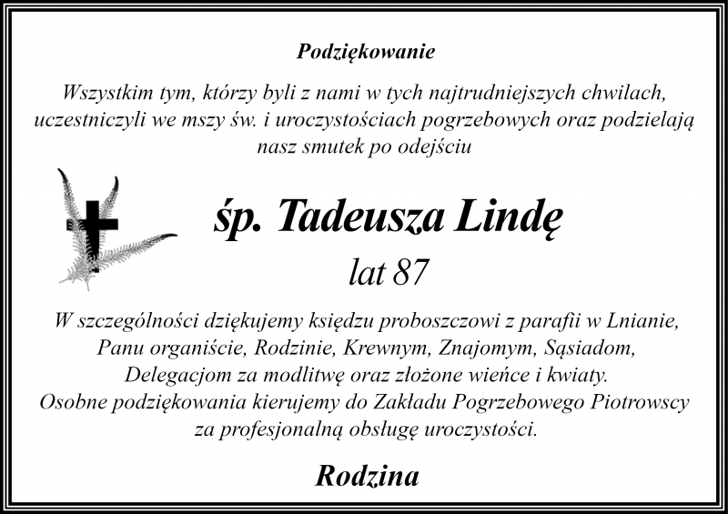 Tadeusz  Linda