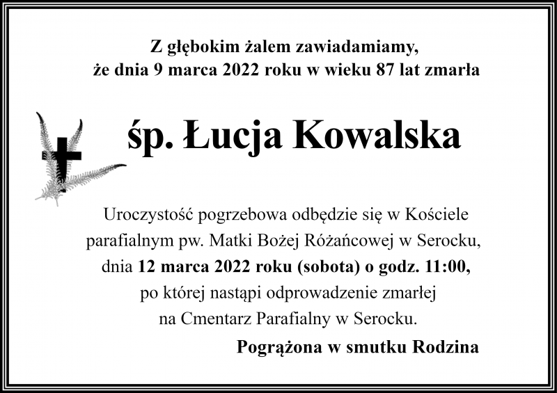 Łucja Kowalska