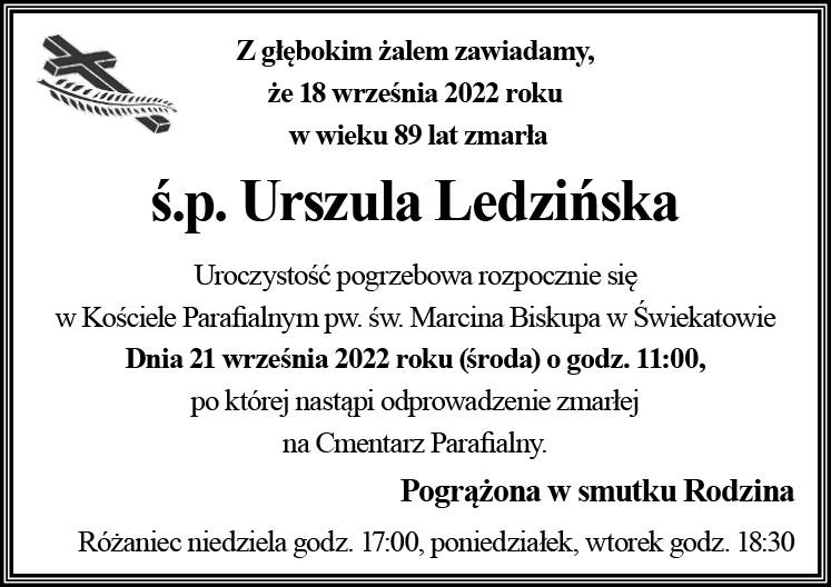 Urszula  Ledzińska