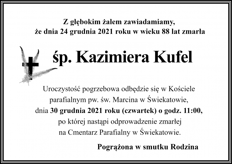 Kazimiera Kufel
