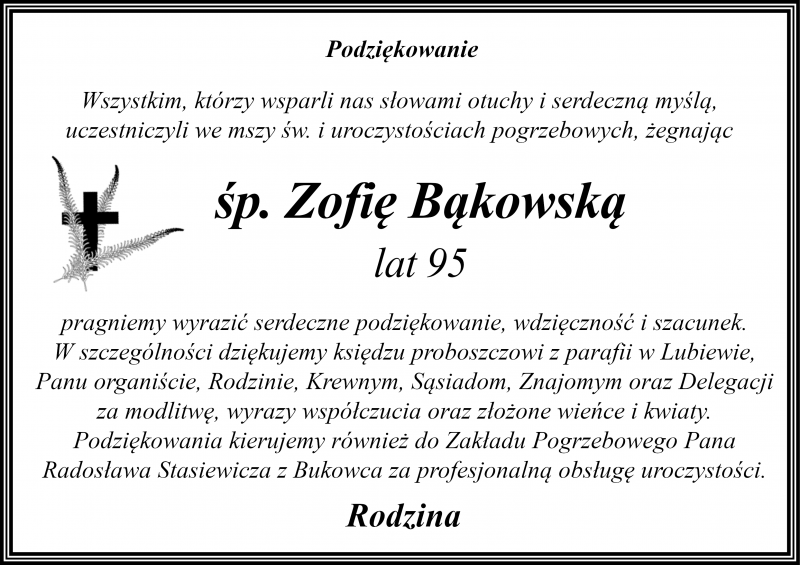 Zofia Bąkowska