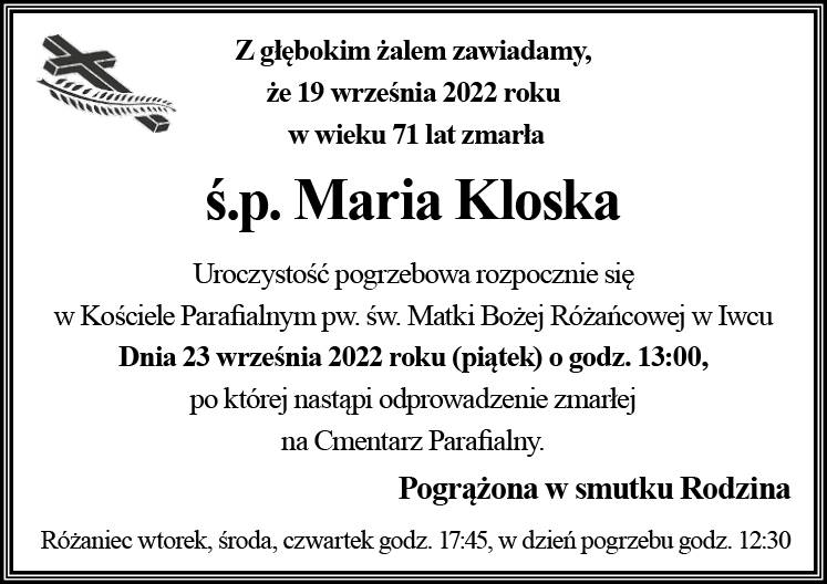 Maria Kloska