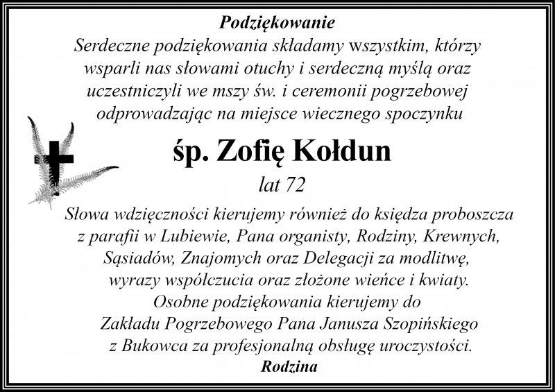 Zofia Kołdun