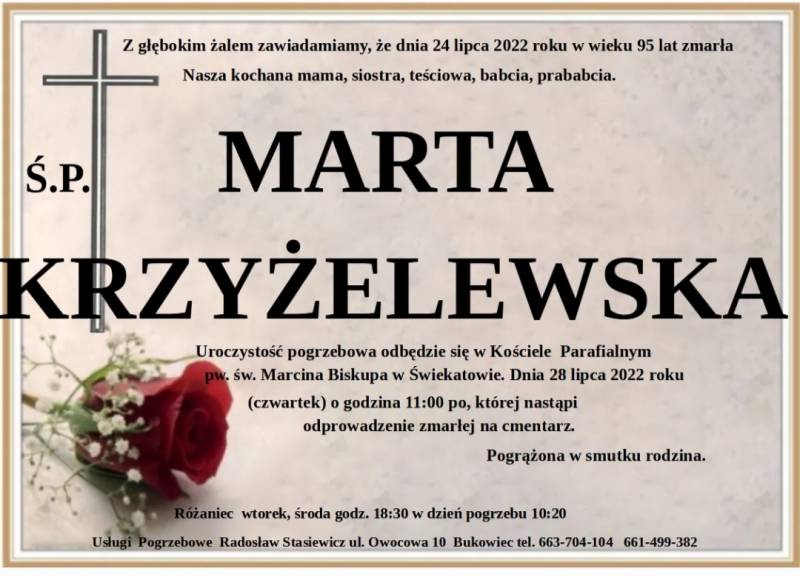 Marta  Krzyżelewska