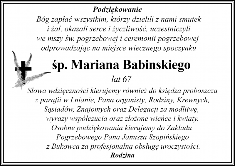 Marian  Babinski