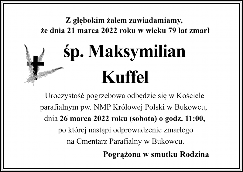 Maksymilian  Kuffel