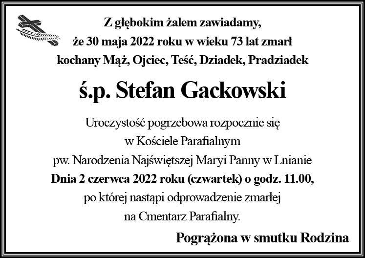 Stafan Gackowski