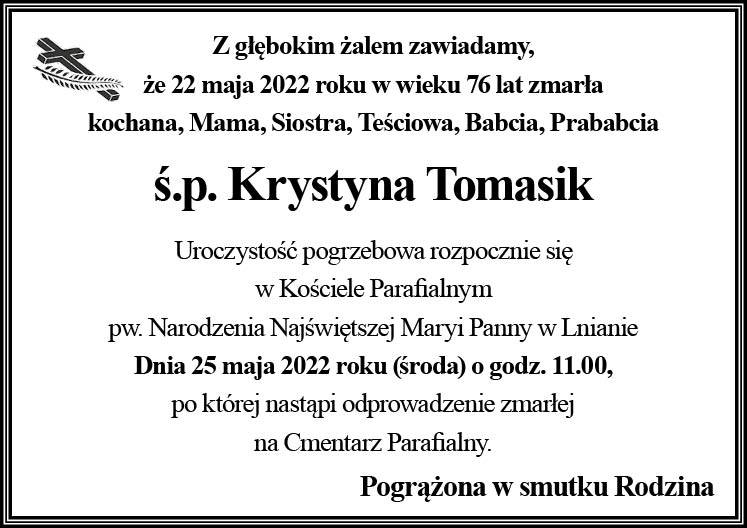 Krystyna Tomasik